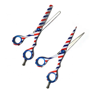 Tijeras profesionales de alta calidad para el cabello, tijeras de peluquería, capa de peluquero, tijeras de adelgazamiento, juego de tijeras de peluquería negras - Product Image 4