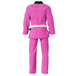 Kimono de Jiu Jitsu Brasileño Personalizado al por Mayor para Mujer, Uniforme de Artes Marciales de Judo y Karate, Ropa de Calidad OEM de Polialgodón - Product Image 3