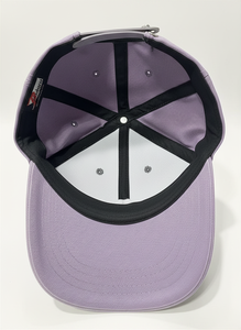 Sporty Wholesale Custom Made Unisex Lavender 6-Panel Baseball Cap Solid Color Twill Adjustable Fit Casual Style Adult Hat - Product Image 6