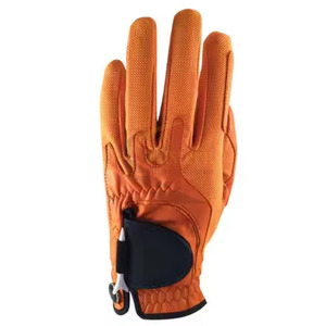 Custom Logo Cabretta Leather Anti-Slip UV Protection Soft Breathable Left Hand Golf <b>Gloves</b> Wholesale 2026 Men - Product Image 5