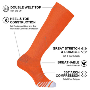 2026 Latest Design Men's <b>Polyester</b> Casual Crew <b>Socks</b> High Quality with Custom Logo Embroidery Blue Color Fashionable for Kids - Product Image 5