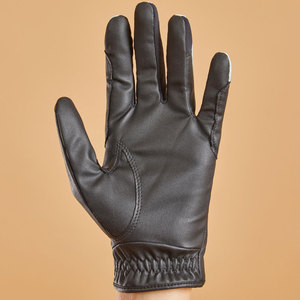 Professional Winter Equestrian Horse Riding Gloves Custom Logo Leather <b>for</b> <b>Men</b> Anti-Split Non-Slip Adjustable Wrist <b>Strap</b> - Product Image 6