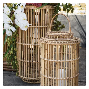NATURAL BAMBOO <b>LANTERNS</b> - ECO-FRIENDLY DECOR - HOT ITEM 2025 - Product Image 1