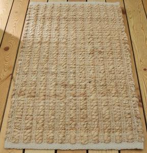 พรมปูพื้นทำมือจากปอกระเจาธรรมชาติ หนานุ่ม สไตล์โบโฮ เป็นมิตรกับสิ่งแวดล้อม เหมาะสำหรับตกแต่งห้องนั่งเล่นและห้องนอน - Product Image 5