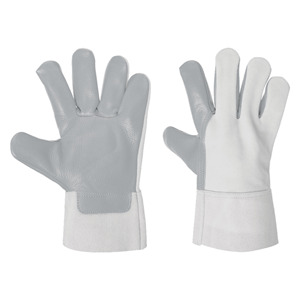 Gants de sécurité haute performance pour soudage TIG, construction robuste avec coutures renforcées, en cuir de mouton et croûte de vache, certifiés CE - Product Image 6