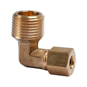 Codo de 90° de compresión de latón forjado de acero inoxidable 316, 2-4-4, 1/4" OD x 1/4" NPT macho, para instrumentación de alta presión - Product Image 4