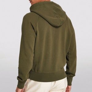 Mens Winter <b>Pullover</b> Hoodie <b>Jumper</b> Jacket Green Eco-Friendly Windproof Sports and Fitness Sweatshirt Fleece Hooded Coat - Product Image 5