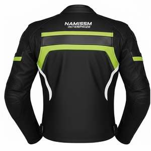 Chaqueta Protectora de Motociclismo Personalizada al por Mayor, Talla Grande, Impresa, Impermeable, Transpirable, con Tela Cordura y Logotipo Personalizado - Product Image 2