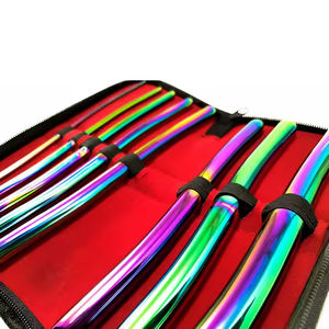 Kit de Dilatateurs Vaginaux et Urethraux en Acier Inoxydable de Haute Qualité, 8 Pièces, Arc-en-ciel, pour Gynécologie (Hegar, Bougie) - Product Image 4