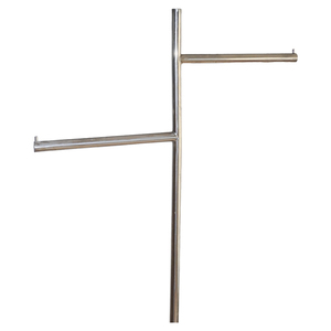 Bros Display Portable Modern Metal Clothing Rack Foldable Heavy Duty Luxury Retail Display Stand Garment Rack OEM ODM Vietnam - Product Image 4