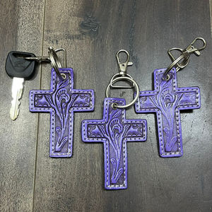 Porte-clés en cuir de vachette fait main de haute qualité, best-seller, fabrication de breloques, porte-clés en cuir personnalisé - Product Image 4