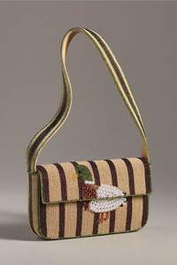 Bolso de mano bordado con cuentas de formas personalizadas, con cuentas coloridas, estilo bohemio, con cuentas de semillas - Product Image 4