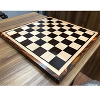 Ensemble d'échecs en bois personnalisé de grande taille 8x8, échiquier vintage en bois dur, jeu de société familial, ensemble d'échecs pour tournoi et compétition