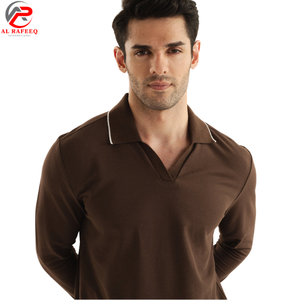 เสื้อสเวตเตอร์ไหมพรมคอโปโล แขนยาว สำหรับผู้ชาย แต่งลายบางๆ สีพื้น เหมาะสำหรับฤดูหนาว - Product Image 5