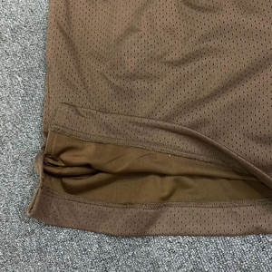 Custom Logo Summer Canvas Breathable Quick Dry Men High Street Style Digital Printing Solid Pattern Anti-Wrinkle Elastic Shorts - Product Image 3