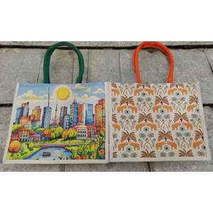 Sac en toile de coton imprimé - Léger et durable, à un seul niveau, pour chambre à coucher, armoire et usage extérieur - Product Image 1