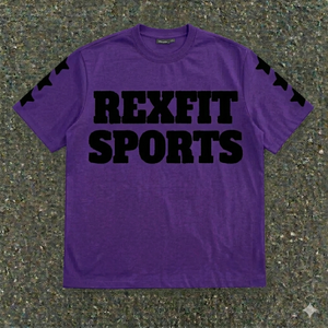เสื้อยืดคอตตอนพิมพ์ลายสกรีน REXFIT SPORTS เสื้อผ้าลำลองสไตล์สตรีทแวร์ ตัดเย็บอย่างดี เนื้อผ้าหนา 100% - Product Image 2