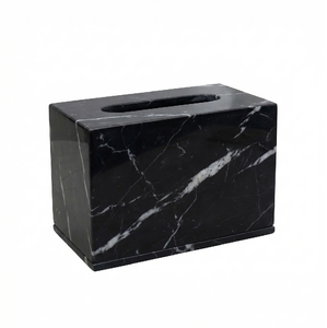 JANNAT EXPORT MTB-71, Último Modelo de Dispensador de Papel Tisú Negro con Diseño de Mármol con Vetas Blancas, Ecológico y de Pie para Cocina - Product Image 1