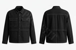 Camisas de Vestir Ligeras para Trabajo al Aire Libre, Cierre de Botones Personalizado, Marca Privada, Manga Larga, Diseño con Bolsillos - Product Image 6