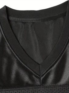 Camiseta Deportiva Informal Transpirable de Primera Calidad para Hombre, Estilo Vintage, de Malla, para Fútbol Americano, con Logotipo Personalizado, 100% Poliéster, Sin Mangas - Product Image 2