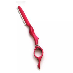 Rasoir de sécurité jetable à lame unique RAMAFHH MEDAX, lame en acier inoxydable, manche en plastique ABS rouge, rasage manuel du visage, salon de coiffure - Product Image 5