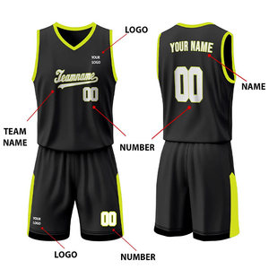 Custom Printed Plus Size Sublimation Basketball Uniform Set | Sleeveless Jersey Shorts | Spandex/Polyester | Breathable Quick - Product Image 6