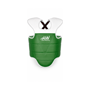 Protège-ventre unisexe en PU vert pour le taekwondo, équipement de protection pour l'entraînement aux arts martiaux - Product Image 3