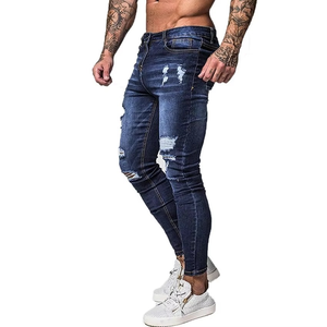 2024 Jeans Wholesale Man Trousers Skinny Ripped Pantalones Jens <b>Pant</b> for Man Jean Denim Mens <b>Pants</b> - Product Image 1