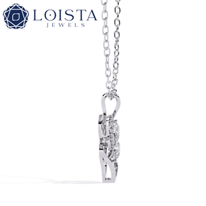 Collier en diamant de laboratoire, pendentif en diamant, bijoux en diamant de laboratoire - Product Image 3