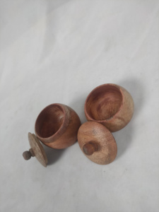 Cuencos de Madera de Acacia Ecológicos Hechos a Mano Estilo Europeo para Servir Ensaladas y Frutas, Tamaño Personalizado, Cuenco Individual para Fiestas, Hecho a Mano con Habilidad - Product Image 6