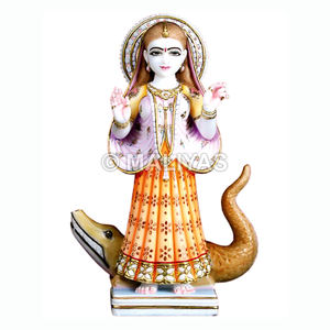 รูปปั้นพระแม่โคดิยาร์หินอ่อนสีขาว |   พระพุทธรูปคุณภาพพรีเมียมสำหรับบ้านและวัด – มาลียาส - Product Image 1