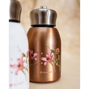 Reverie 450ml Stainless Steel Tumbler <b>with</b> Handle Straight Shape Hot & <b>Cold</b> Features 24-hour Thermal Insulation Includes <b>Straws</b> - Product Image 3