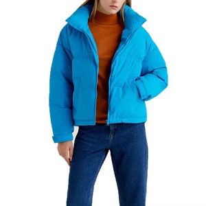 Veste d'hiver pour femmes en duvet, légère et tendance, avec capuche, vente en gros - Product Image 4