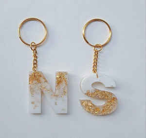 Custom Size Accepted Pink Color Resin keychain Gift Keychain Wholesale Price Handcrafted Couples Keychain For Home Household - Product Image 1