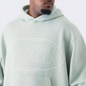 Sudaderas con Capucha Gris Claro, Diseño Minimalista, Tela Suave, Cómodas para Uso Diario, Estilo Urbano Esencial, Corte Relajado - Product Image 2