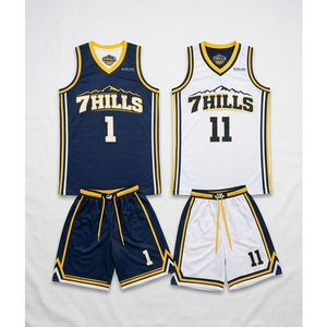 Uniformes de Baloncesto Personalizados Premium para Hombre y Mujer, Pantalones Cortos Deportivos, Ropa con Impresión Personalizada, Conjunto de Camisetas y Pantalones Cortos de Baloncesto - Product Image 1