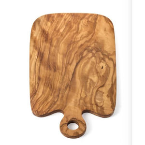 Planche à découper ronde en bois d'acacia avec poignée, durable, en bois naturel, pour couper et servir, multifonctionnelle, pelle à pizza pour la cuisine - Product Image 3