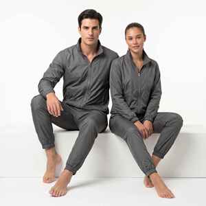 Custom Baggy Windbreaker <b>Tracksuit</b> 2 Piece Set Female Lightweight Oversized <b>Plain</b> Nylon <b>Tracksuit</b> for Unisex - Product Image 4