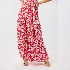 Factory Direct Sale Rayon Hawaiian Traditional Dress Floral Pattern <b>Spaghetti</b> <b>Strap</b> Holiday Vacation Dress - Product Image 2