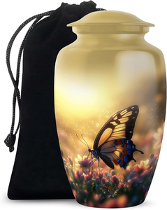Urna Funeraria para Adultos de Diseño Moderno Americano Hecha a Mano, Hermosa Urna Conmemorativa para Entierro - Product Image 3