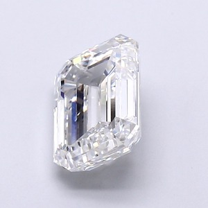 Fabrication de bijoux pour l'exportation : Diamant blanc de laboratoire de haute qualité, 3,42 carats, couleur E, pureté VVS2, taille émeraude, polissage excellent. - Product Image 3
