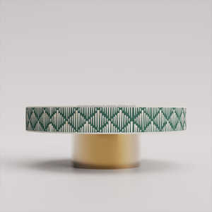 โต๊ะไม้แบบฝังทรงกลมโต๊ะกลางกาแฟทำมือเฟอร์นิเจอร์ฝังกระดูกทันสมัยสำหรับห้องนั่งเล่นโต๊ะกาแฟหรูหรา - Product Image 4