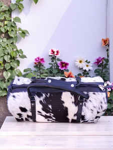 Bolsa de Viaje de Piel Auténtica OEM con Cierre de Cremallera, Bolsa de Fin de Semana de Gran Capacidad, Equipaje de Mano LHDB-0085 - Product Image 5