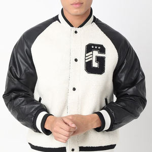 Customized 2026 High Quality Heated Hooded Quilted Winter Varsity Jacket Men Silk Lining Mandarin Collar Custom Baseball - Product Image 6