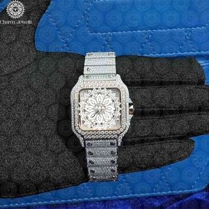 Reloj Charm Jewells de lujo de acero inoxidable, 40mm, analógico, mecánico, para hombres y mujeres, moda, cristal de zafiro de alta calidad, 10 Bar, resistente al agua - Product Image 5