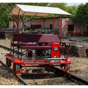 Carro Motorizado Eléctrico para Carga Pesada en Vías Férreas, Ideal para Mantenimiento Ferroviario, Construcción y Transporte de Materiales X - Product Image 5