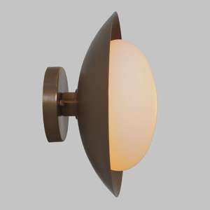 Applique murale moderne en laiton, luminaire rond en forme de globe, décoration intérieure pour salon - Product Image 1