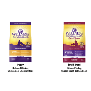 Nourriture sèche sans céréales pour chiens et chiots Wellness Complete Health (4 lb) - Product Image 1
