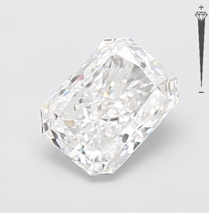 Diamante Cultivado en Laboratorio con Certificación IGI, Corte Radiante de 1.21 CT, Color D, Claridad VVS2, CVD LG 803658279, ROYAL GEMS SUPER, para Joyería - Product Image 1