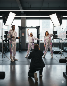 Conjunto Deportivo Reflectante para Hombre 2025, Chaqueta Cortavientos y Pantalones, Proveedor OEM con su Diseño Personalizado, Material de Nailon - Product Image 4